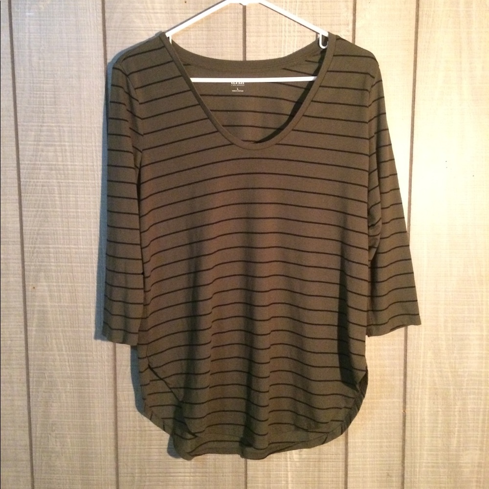 3/4 striped Ana Tee